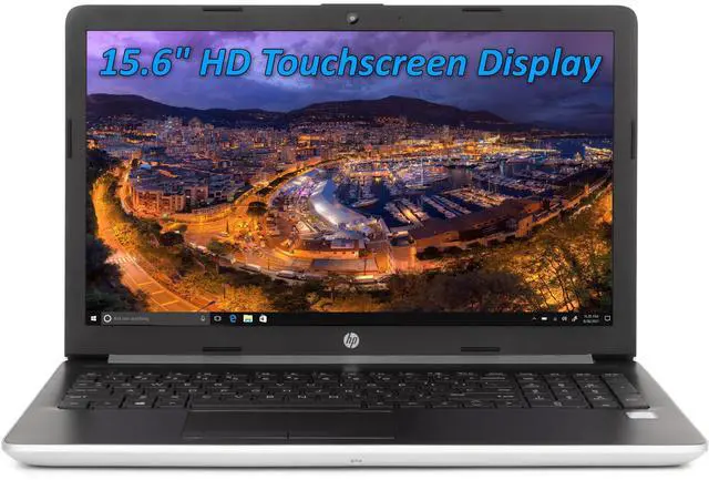 Alt view image 2 of 7 - HP 15 Notebook, 15.6" HD Touch Display, Intel Core i5-8250U Quad-core up to 3.4GHz, 8GB RAM, 256GB SSD NVMe, HDMI, LAN, DVD+/-RW, Windows 10 Pro