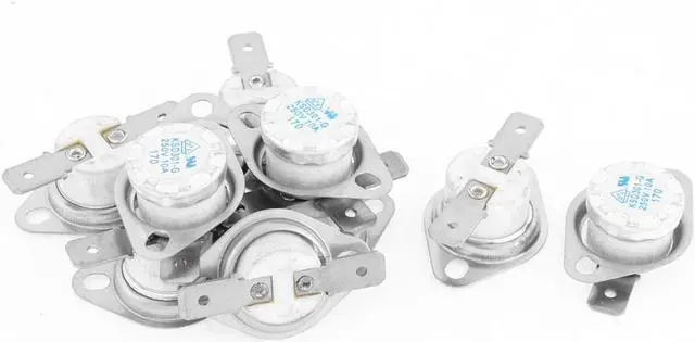 Main image of KSD301 10A 170 Celsius Normal Close Temperature Switch Thermostat 10Pcs