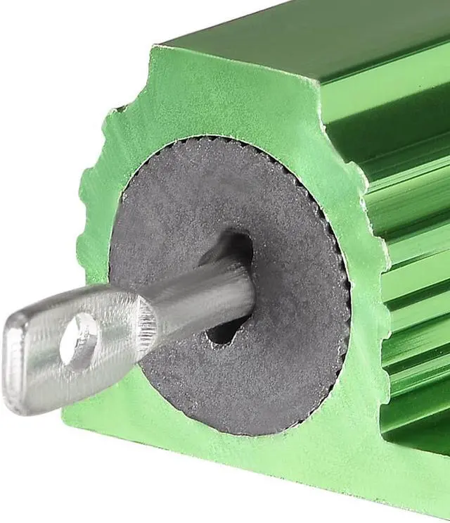 Alt view image 4 of 5 - 25W 3.9 Ohm 5% Aluminum Housing Resistor Wirewound Resistor Green Tone 3 Pcs