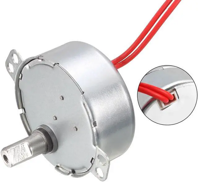 Alt view image 4 of 4 - Electric Motor Synchronous Motor Turntable Synchron Motor AC 24V 50/60Hz 4W 30-36RPM CCW/CW Direction