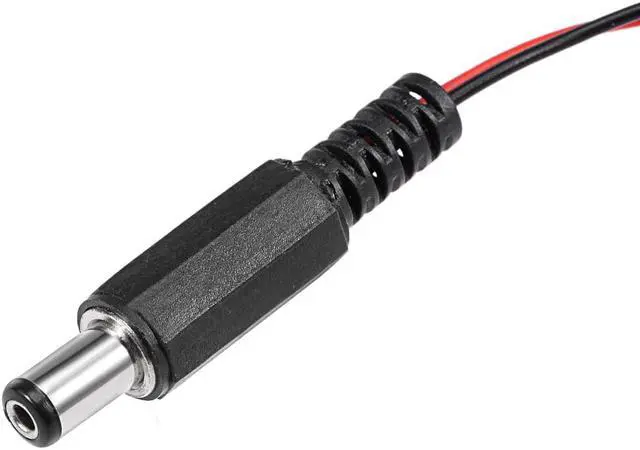 Alt view image 4 of 4 - 2pcs DC 9V Battery Clip T-Type Soft Buckle w DC Connector  Lead Wire 15cm Long