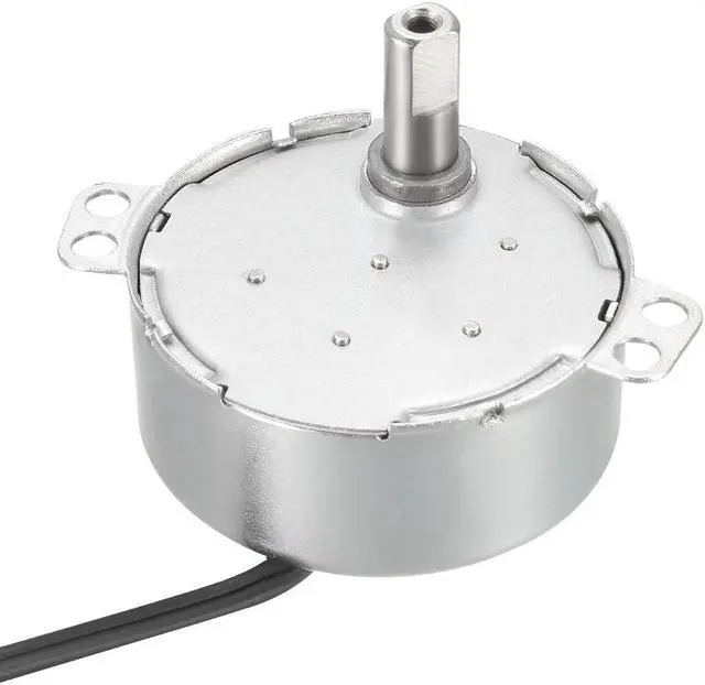 Main image of Synchronous Motor AC 220-240V 2-2.4RMP 50-60Hz 4W Double Flat Shaft CW/CCW