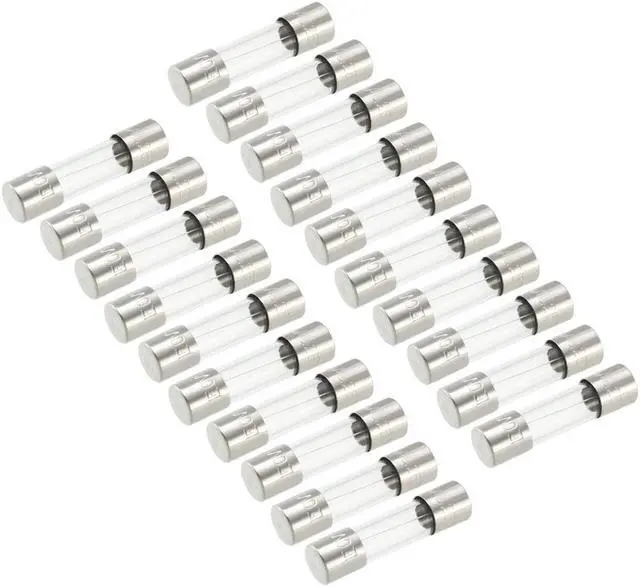 Main image of Slow Blow Glass Cartridge Fuse Tube 5mm x 20mm 250V 3.15A UL Listed 20Pcs