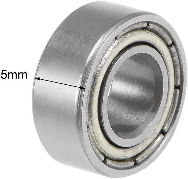 Alt view image 4 of 4 - 686ZZ Deep Groove Ball Bearings Z2 6mm X 13mm X 5mm Double Shielded Carbon Steel 20pcs