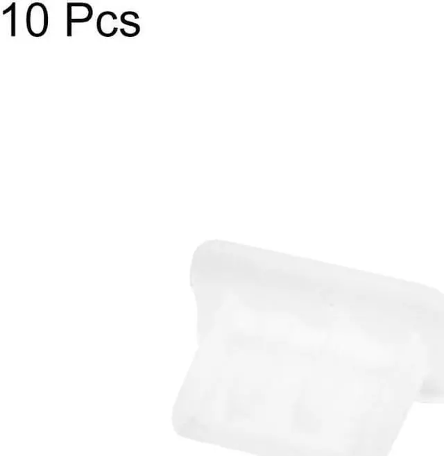 Alt view image 3 of 4 - Silicone Mini USB Anti-Dust Stopper Cap Cover Transparent 10pcs