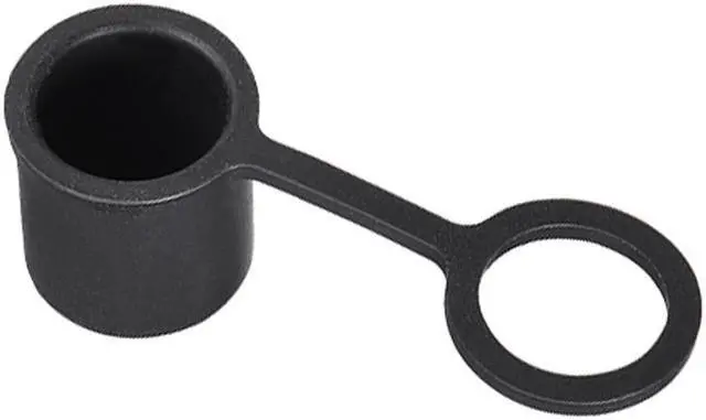 Alt view image 4 of 4 - Silicone RCA Anti-Dust Stopper Cap Cover for Female Jack Black 10pcs