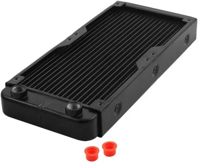 Main image of Computer CPU Aluminum 18 Pipes Water Cooling Heat Exchanger Radiator Black