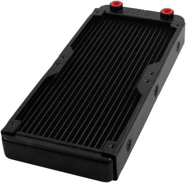 Alt view image 2 of 5 - Computer CPU Aluminum 18 Pipes Water Cooling Heat Exchanger Radiator Black