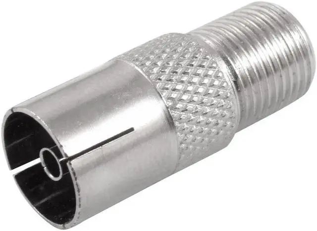 Main image of Unique Bargains 2pcs Antenna CATV TV FM PAL Female to F Female Jack RF Coax Adapter
