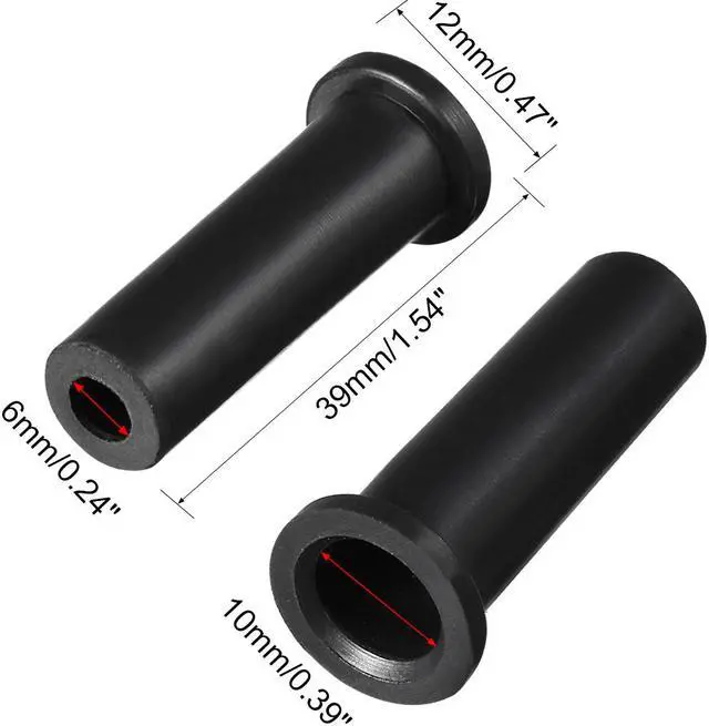 Alt view image 4 of 4 - 20pcs 10-6mm PVC Strain Relief Cord Boot Protector 39mm for Power Tool Black