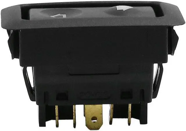 Alt view image 2 of 4 - 4pcs DC 12V 6 Pins Momentary Electric Power Window Switch w White Light for Car