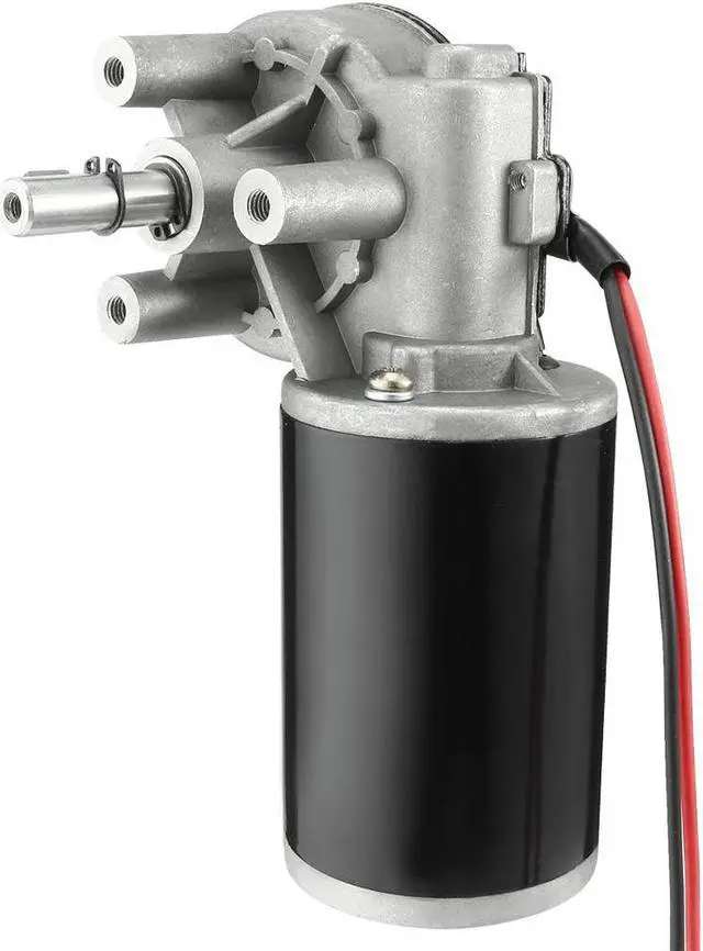 Alt view image 3 of 7 - DC110V 80W 160RPM Reversible Worm Gear Motor High Torque Speed Reducing Electric GearBox Motor-JCF63R