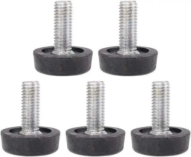 Main image of 24mm Base M8x20mm Thread Table Desk Adjustable Levelling Foot Feet 5 Pcs