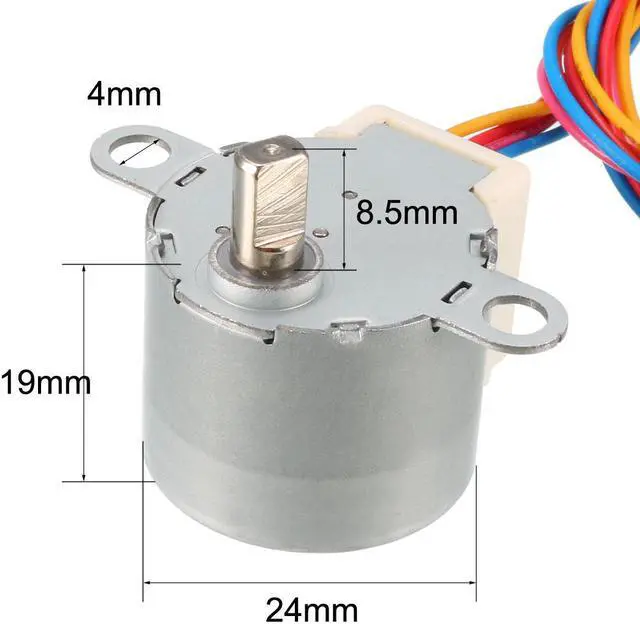 Alt view image 2 of 3 - 2PCS 24BYJ48 DC 12V Reduction Stepper Motor Micro Reducer Stepping Motor 4-Phase 5-Wire