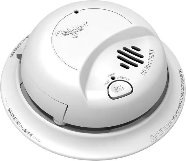 Alt view image 5 of 7 - BRK ELECTRONICS - 9120B 120V Smoke Alarm, 9V Battery Backup (Not a CO Detector)