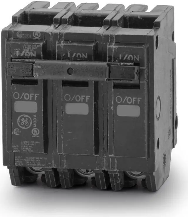 Alt view image 3 of 4 - GE Industrial - THQL32070 - 70A - 3 Pole - 120/240V - 10kAIC - Q-Line Series Circuit Breaker