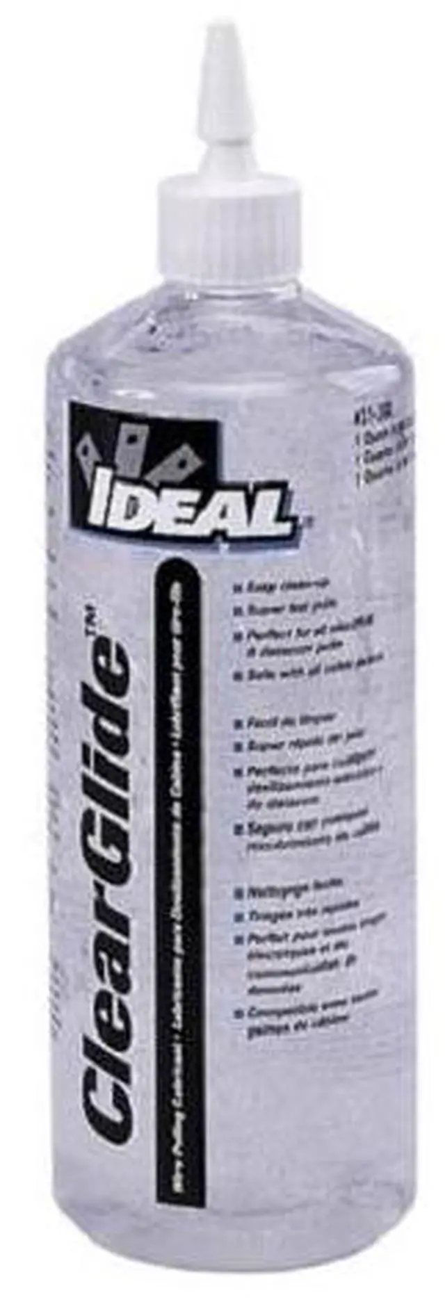 Main image of IDEAL 31-388 Ideal clearglide wire pulling lubricant (1 qt Squeeze bottle)