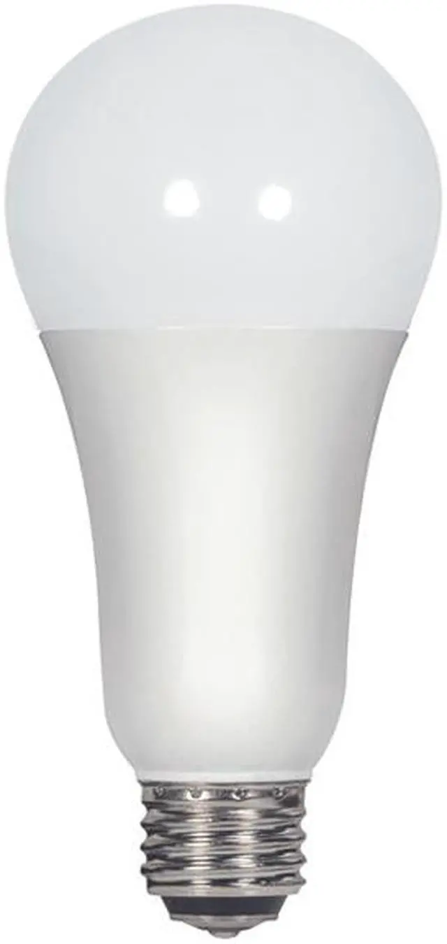 Alt view image 3 of 3 - Satco 09318 - 3/9/12A19/3WAY LED/4000K/120V S9318 A19 A Line Pear LED Light Bulb