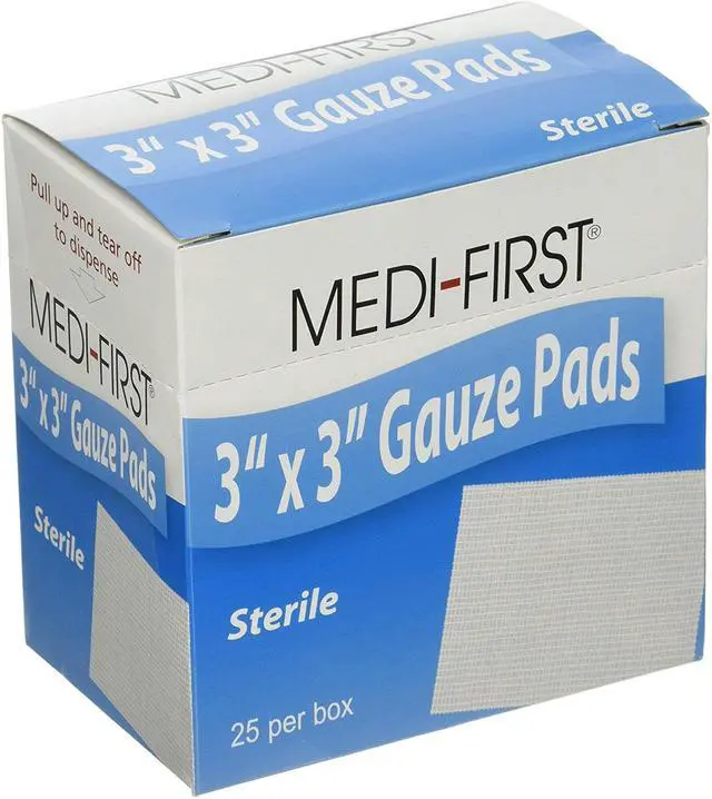 Alt view image 2 of 3 - MEDIQUE 61273 Gauze Pad, Sterile, 12 Ply Cotton, PK25