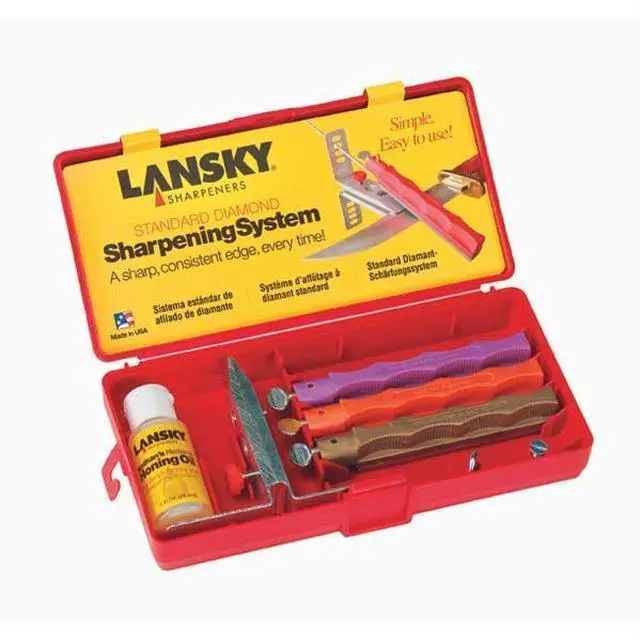 Alt view image 4 of 18 - LANSKY LK3DM LANSKY 3-STONE DIAMOND KNIFE SHARPENING SYSTEM