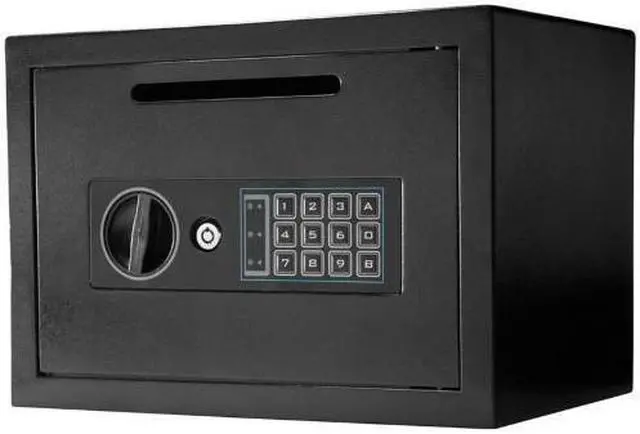 Alt view image 8 of 13 - Barska Black Compact Keypad Depository Safe