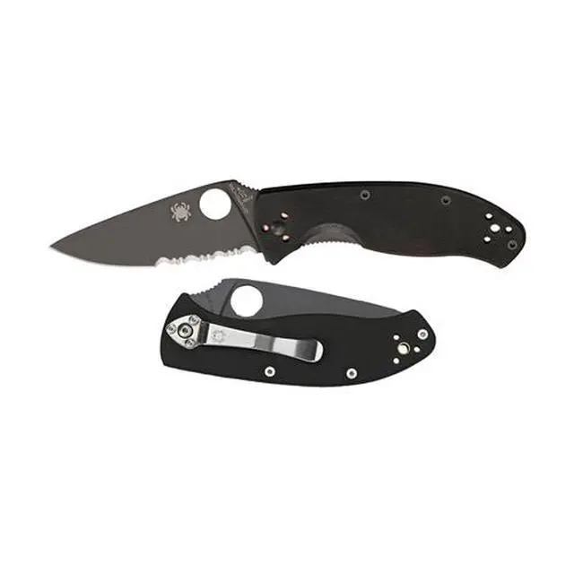 Alt view image 10 of 19 - SPYDERCO C122GBBKPS SPYDERCO TENACIOUS G-10 COMBO BLK
