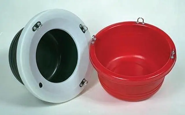 Alt view image 2 of 3 - Jolly Pets Feed Tub, Red, Large