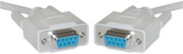 Main image of CableWholesale 10D1-20406 Null Modem Cable DB9 Female UL rated 8 Conductor 6 foot