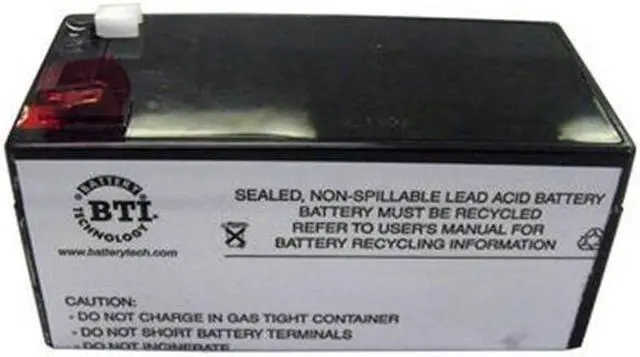 Alt view image 4 of 11 - BTI UPS Replacement Battery Cartridge - 3500 mAh - 12 V DC - Lead Acid