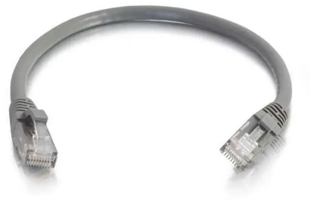 Alt view image 2 of 3 - C2G 00655 Cat6a Cable - Snagless Unshielded Ethernet Network Patch Cable, Gray (1 Foot, 0.30 Meters)