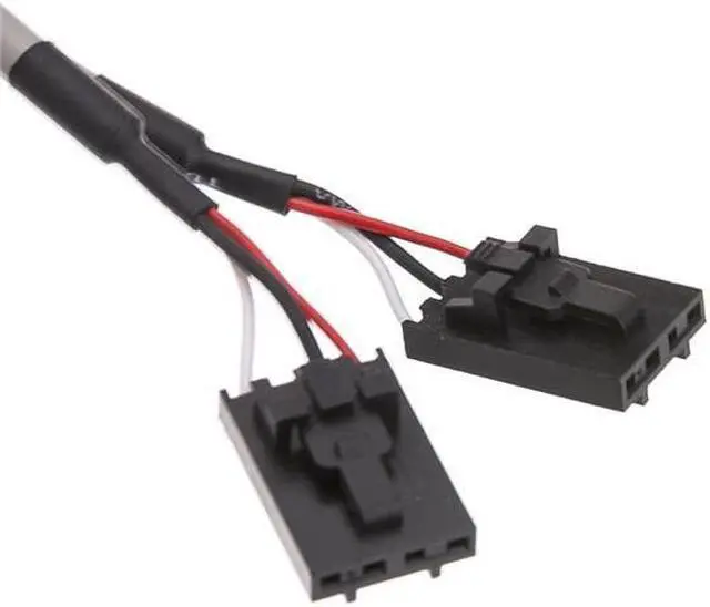 Alt view image 3 of 4 - Cable Wholesale 4 Pin Molex to Floppy and 4 Pin Molex Power Y Cable, 5.25 inch Male to 5.25 inch Female and 3.5 inch Female, 8 inch