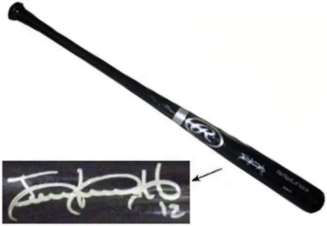 Main image of Juan Lagares signed Rawlings Black Pro Bat #12 (New York Mets)