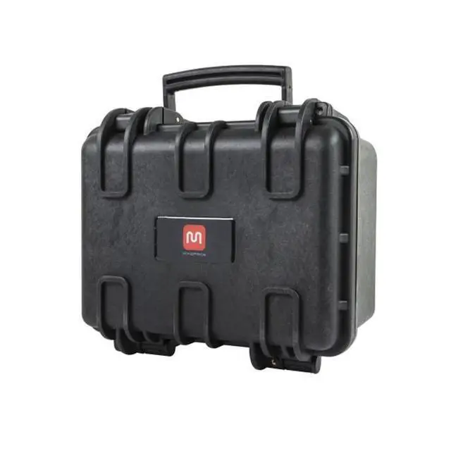 Alt view image 6 of 12 - Monoprice Weatherproof Hard Case with Customizable Foam, 12" x 10" x 8"
