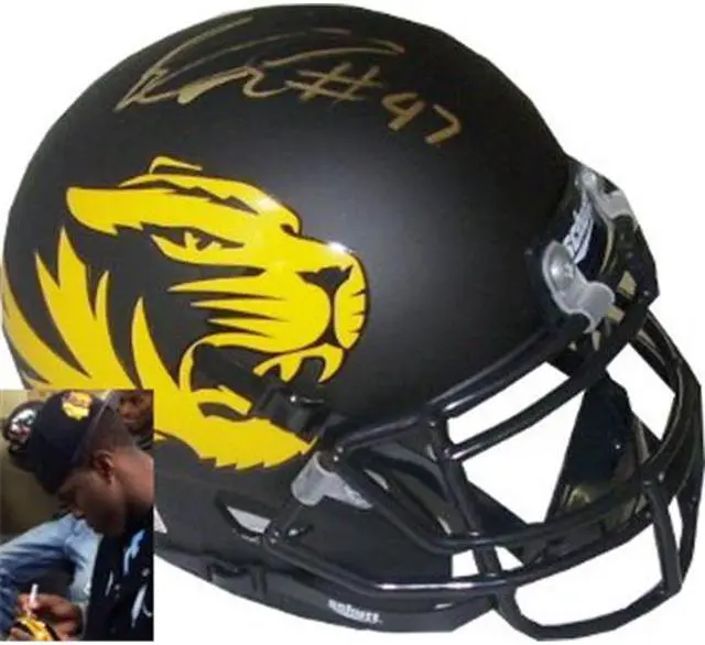 Main image of Athlon CTBL-014408 Kony Ealy Signed Missouri Tigers Authentic Schutt Alternate Mini Helmet