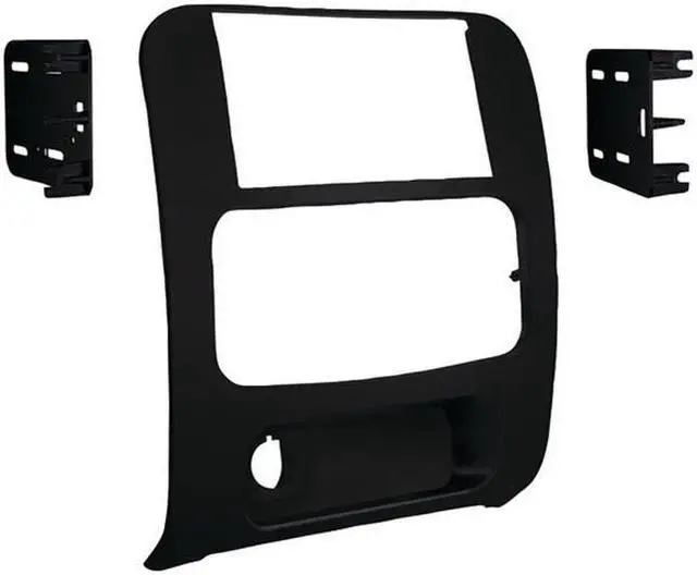 Alt view image 3 of 5 - Metra 95-6524B 2002 to 2007 Jeep Liberty Double-DIN Installation Kit, Matte Black