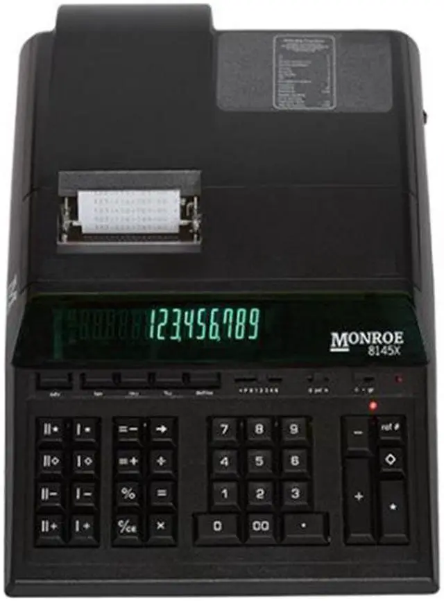 Main image of Monroe MNE8145XB 14 Digit Heavy Duty Calculator, Black