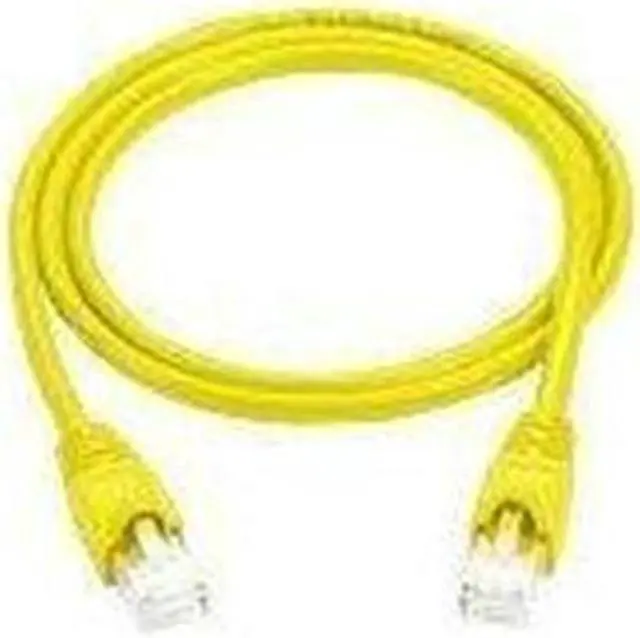 Main image of Black Box CAT5e Value Line Patch Cable, Stranded, Yellow, 1-ft. (0.3-m)