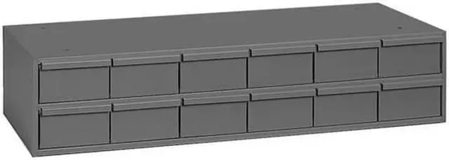 Alt view image 3 of 6 - DURHAM MFG 013-95 Drawer Bin Cabinet, 11-5/8 In. D, Gray
