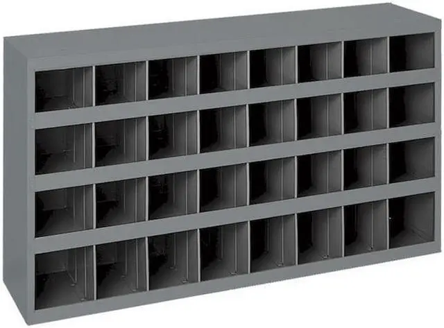 Alt view image 3 of 3 - DURHAM MFG 344-95 Prime Cold Rolled Steel Pigeonhole Bin Unit , 8 1/2 in D x