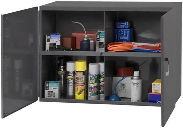 Alt view image 3 of 3 - DURHAM MFG 338-95 Shelving Storage Cabinet, 23-7/8 in H, 33-3/4 in W, 12-1/2 in