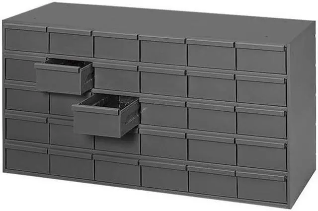 Alt view image 3 of 6 - DURHAM MFG 014-95 Prime Cold Rolled Steel, Drawer Bin Cabinet, 12 1/4 in D x 17