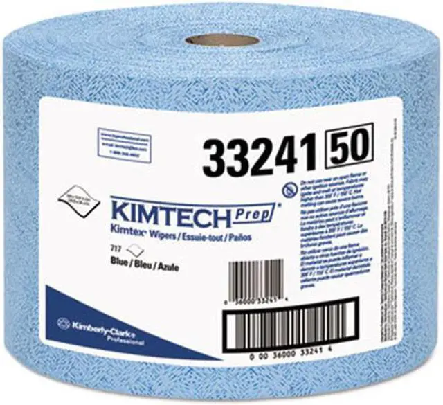 Alt view image 2 of 3 - Kimtech Prep,  Dry Wipe Roll,  9-3/4" x 13-1/2",  Number of Sheets 717,  Blue
