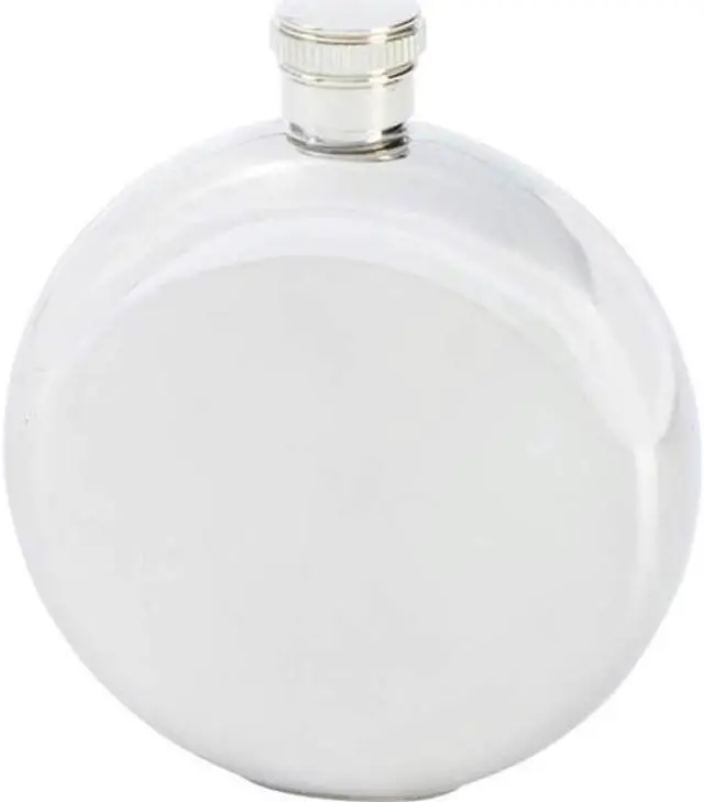 Main image of Maxam KTFLRS5 Maxam 5oz Round Solid Stainless Steel Flask