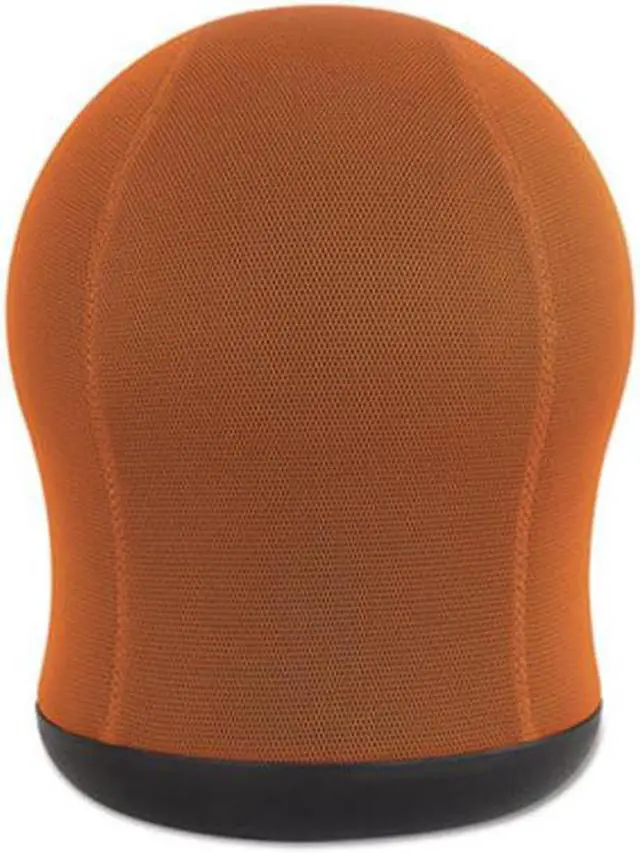 Alt view image 5 of 12 - Safco - 4760OR - Zenergy Swivel Ball Chair, 17 1/2 Diameter x 23 High, Orange Mesh