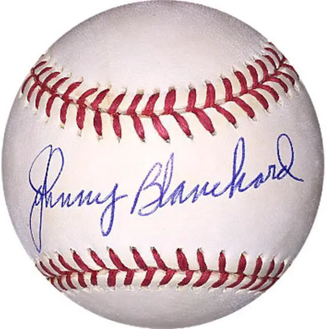 Main image of Johnny Blanchard signed Official American League Baseball (New York Yankees) (deceased)