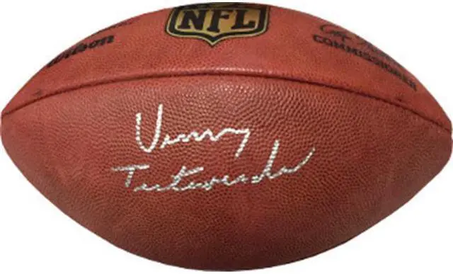 Main image of Vinny Testaverde signed Official NFL New Duke Football (Buccaneers/Jets/Ravens)