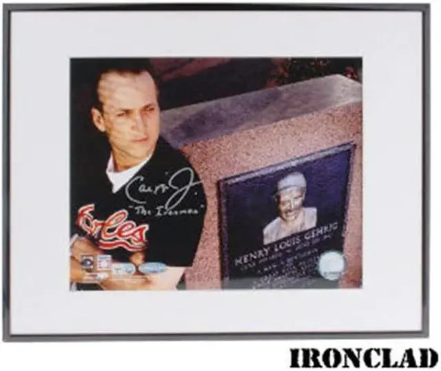 Main image of Cal Ripken, Jr. signed Baltimore Orioles 8x10 Photo Ironman Custom Framed- MLB Hologram