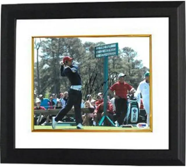 Main image of Athlon CTBL-BW14078 Matteo Manassero Signed Photo Custom Framed The Masters At Augusta National - PSA Hologram - 8 x 10