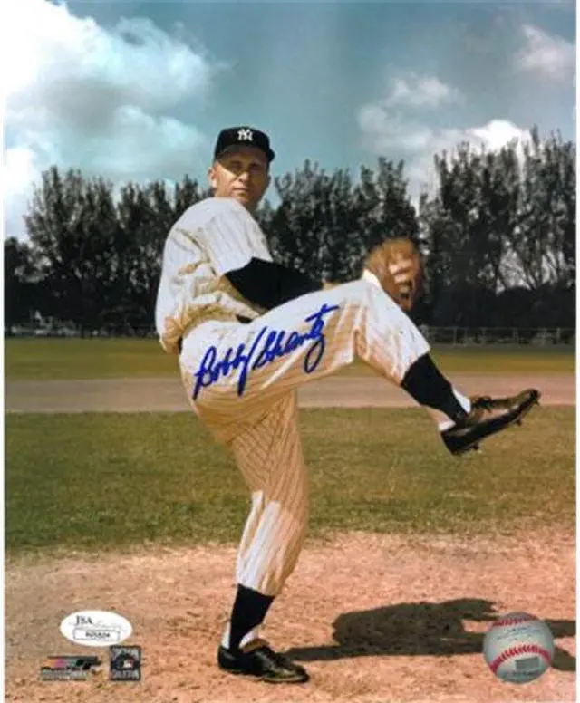 Alt view image 2 of 2 - Bobby Shantz signed New York Yankees 8x10 Photo- JSA Hologram