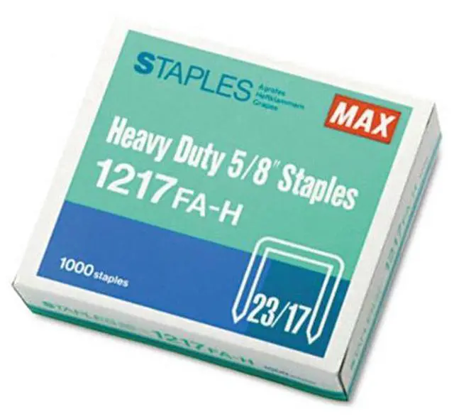 Alt view image 4 of 4 - MAX HD-12F FLAT CLINCH - 1-1000PK 5/8" STAPLES